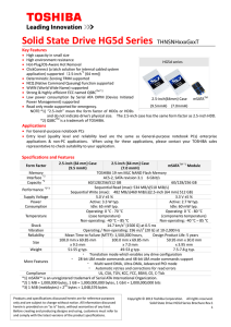 Solid State Drive HG5d Series Brochure