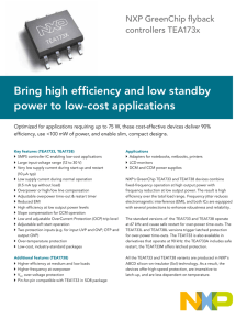 Bring high efficiency and low standby power to low