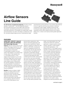 Airflow Sensors Line Guide - Zephyr