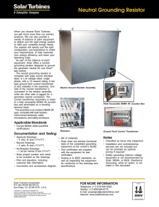 Neutral Grounding Resistor