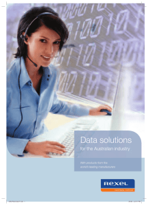 Data solutions - Rexel Electrical Supplies