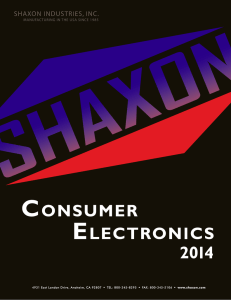 CE 2014 Catalog - Shaxon Industries, Inc.
