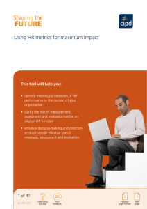 Using HR metrics for maximum impact