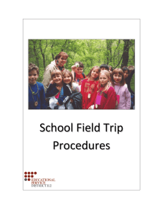 School Field Trip Procedures