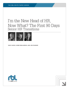 I`m the New Head of HR, Now What?