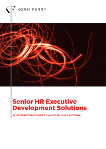 Senior HR Executive Development Solutions