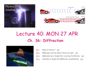 Lecture 40: MON 27 APR