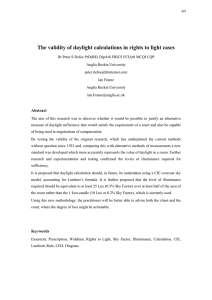 The validity of daylight calculations in rights to light cases