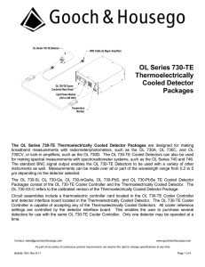 OL Series 730-TE Thermoelectrically Cooled Detector Packages