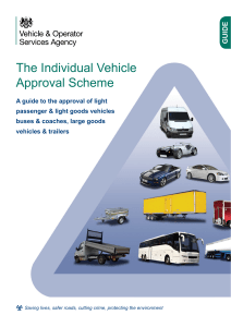 The Individual Vehicle Approval Scheme