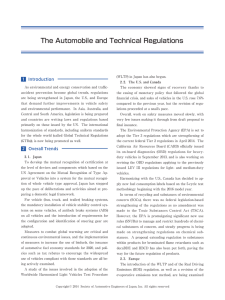 02The Automobile and Technical Regulations