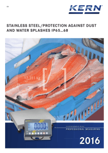 Stainless steel/ Protection against dust and water splashes IP65…68