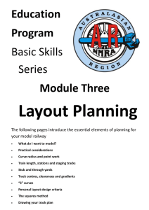 Layout Planning - National Model Railroad Association