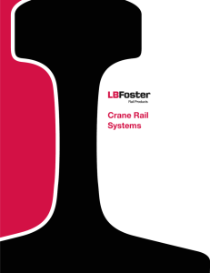 Crane Rail Systems - LB Foster Rail Products