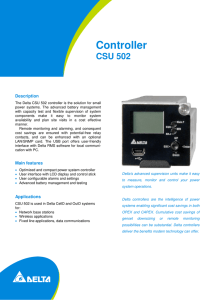 CSU 502 - Delta Power Solutions