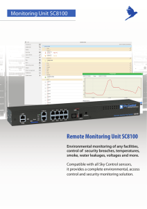 Remote Monitoring Unit SC8100