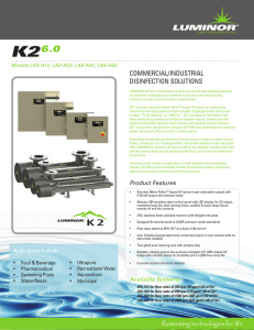K2 6.0 Literature - LUMINOR Environmental