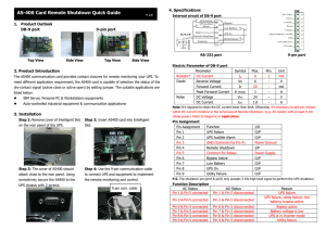 AS-400 Card Remote Shutdown Quick Guide