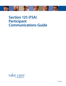 take care® by WageWorks - Participant Communications Guide