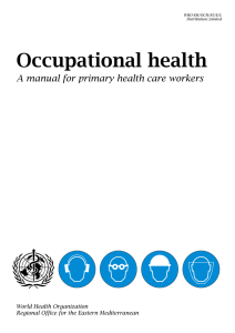 Occupational health - World Health Organization