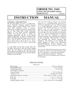 Hy-Gain DB-218 UHF/VHF - The Gator Amateur Radio Club