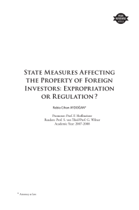 StAtE MEASURES AFFEctiNG thE PROPERty OF