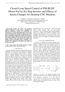 Closed-Loop Speed Control of PM-BLDC Motor Fed by Six Step