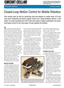Closed-Loop Motion Control for Mobile Robotics