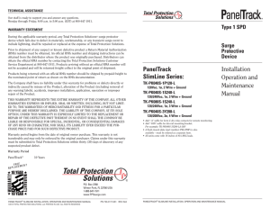 PK Slimline - Transient Protection Design