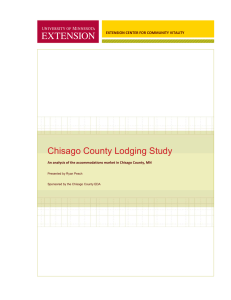 Chisago County Lodging Study