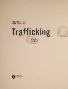 The Trafficking of Women and Girls
