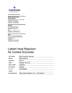 Sample Condenser Specification