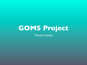 GOMS Project