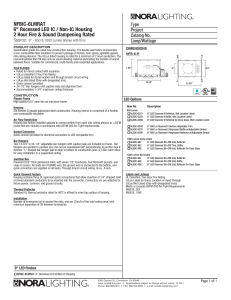 NFBIC-6LMRAT 6" Recessed LED IC / Non