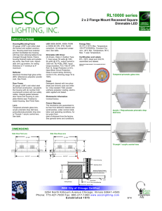 RL10000 series - Esco Lighting Inc