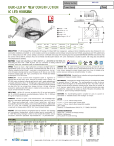 b6ic-led 6” new construction ic led housing