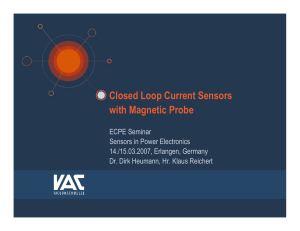 Closed Loop Current Sensors with Magnetic Probe