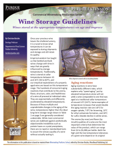 Wine Storage Guidelines - Purdue Extension