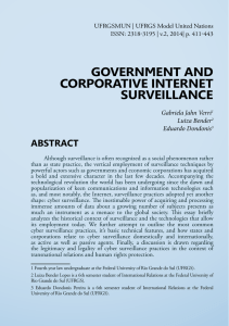 government and corporative internet surveillance