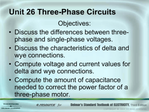 Unit 26 Three-Phase Circuits