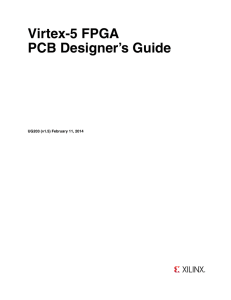 Xilinx UG203 Virtex-5 FPGA PCB Designer`s Guide