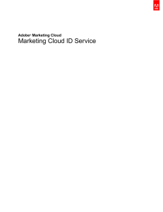 Marketing Cloud ID Service