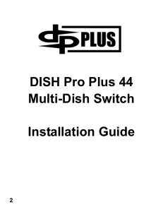 DISH Pro Plus 44 Multi-Dish Switch Installation Guide