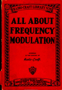 1941 All About FM Book