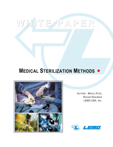 Medical Sterilization Methods