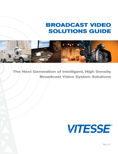 broadcast video solutions guide - Digi-Key