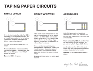 taping paper circuits - High