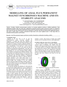 MODELLING OF AXIAL FLUX PERMANENT MAGNET