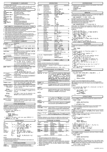 ANSI C referencia