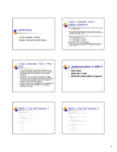 LabWindows ANSI-C / No GUI Version 1 ANSI